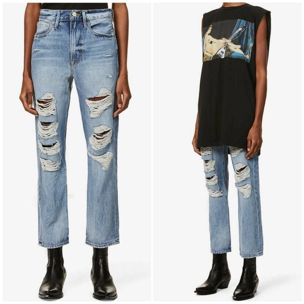 Frame Ellington Distressed Jeans Size 25 NWT